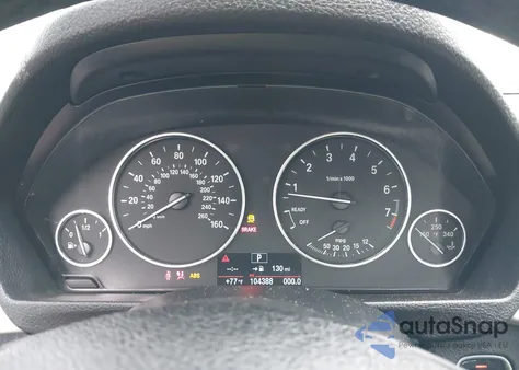 2014 BMW 320I z USA, uszkodzony, nr VIN WBA3B1G52ENS80039